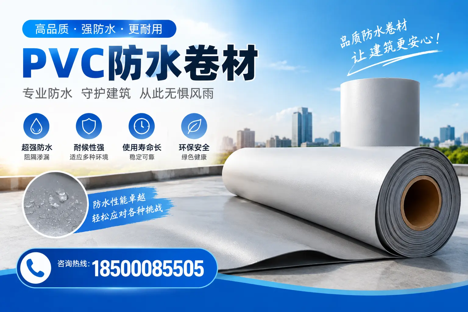 如何选择高质量的PVC防水卷材？万宁消费者必看指南